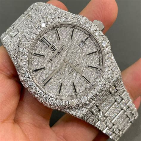 audemars piguet moissanite|Audemars Piguet factory diamonds.